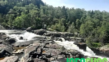 Fossen i Jørpelandselva - Jørpeland