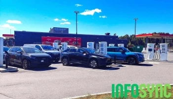 IONITY-ladestasjon - Rygge