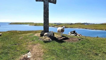 Steinkorset på Kvitsøy - Norge