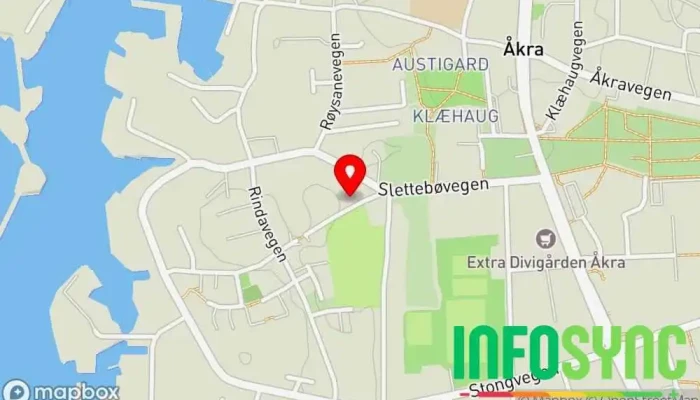 kart over Åkra Drill Boreentreprenør i Åkrehamn