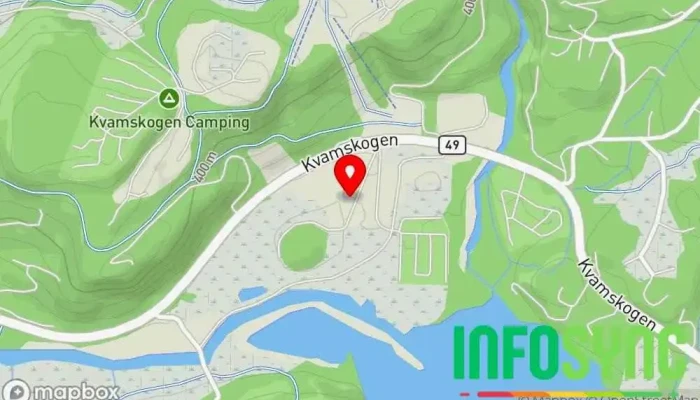 kart over Aktiven bobilparkering Bobilpark i Norheimsund