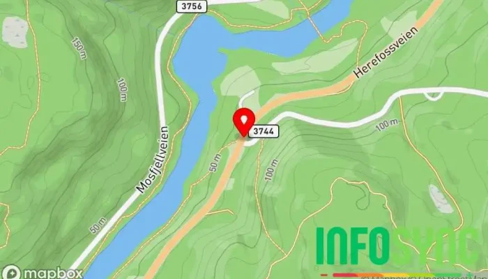 kart over Årdalen Bussholdeplass i Birkeland