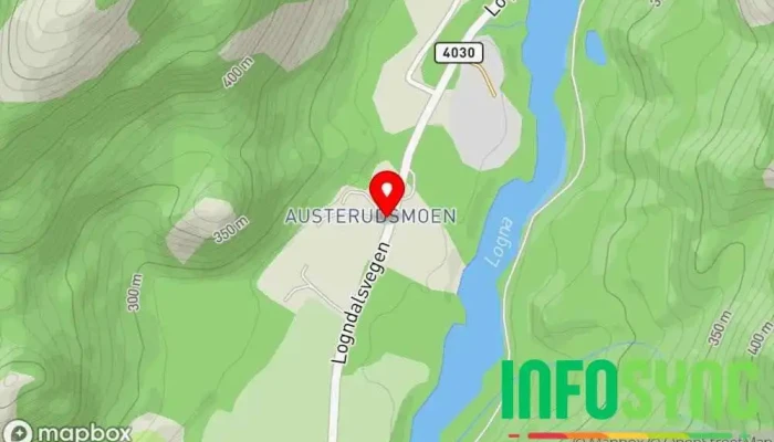 kart over Åseral  i Åseral