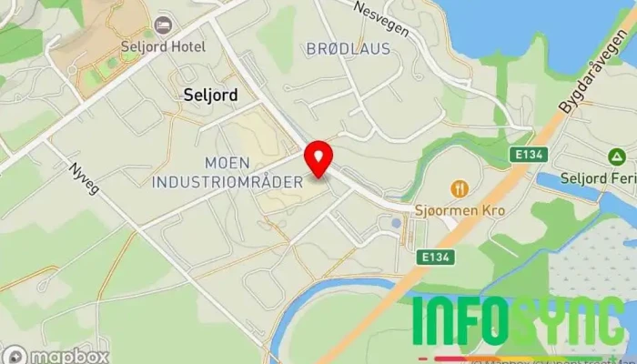 kart over Aspit AS Programvareselskap i Seljord