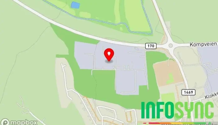 kart over Bakke AS Husbygger, Eiendomsutvikler i Aurskog