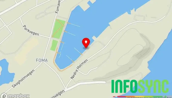 kart over Båtsfjord Småbåthavn Turistattraksjon i Båtsfjord