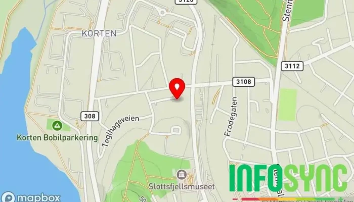 kart over Bedriftsmegling Norden DA  i Tønsberg