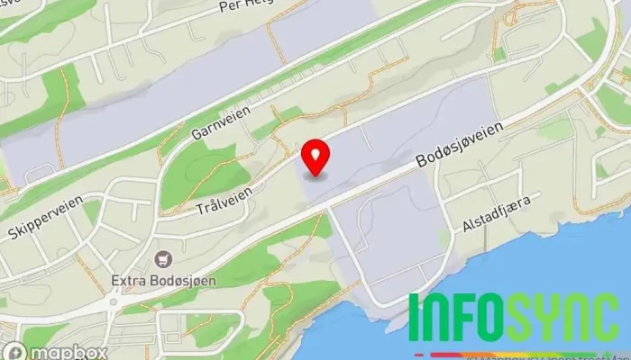kart over Bedriftsråd Bodø AS Regnskapskontor i Bodø