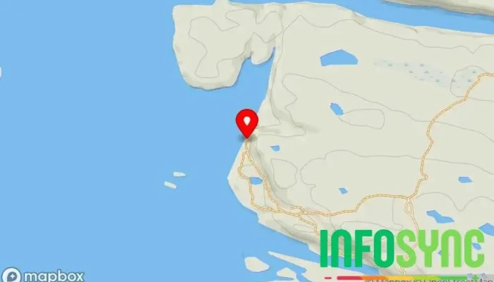 kart over Bekhilderen Utsiktspunkt, Turområde i Tælavåg