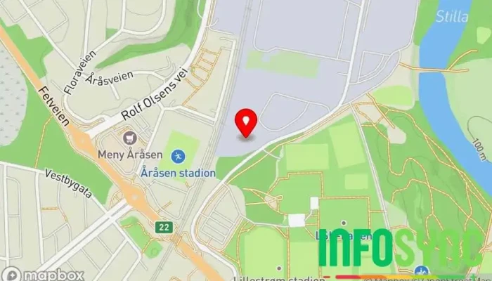 kart over Bergingstjenester AS Bilberging i Lillestrøm
