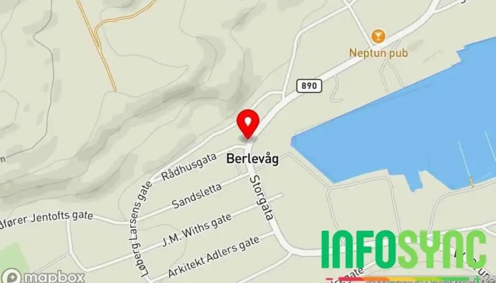 kart over Berlevåg Turistattraksjon i Berlevåg