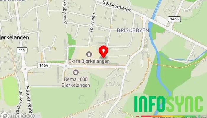 kart over Bjørkelangen systue Heidi Waldimarsson  i Bjørkelangen