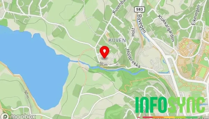 kart over Bjørnafjorden Service AS Graveentreprenør, Entreprenør for solenergi, Solkraftverk i Os