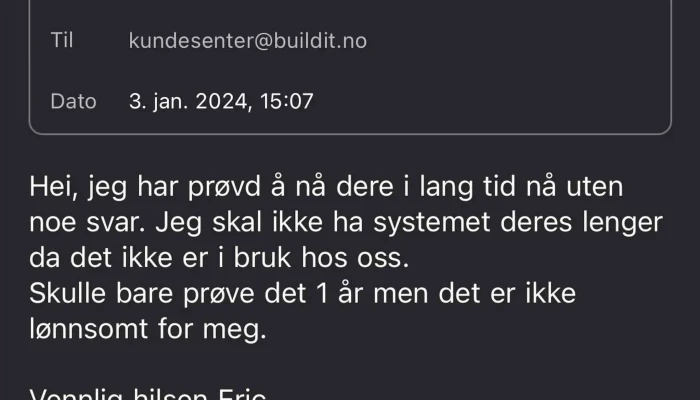 Buildit As -  Programvareselskap - Oslo