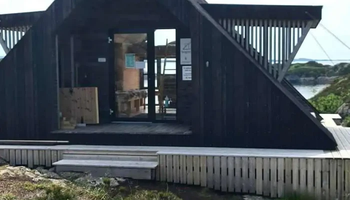 Dagsturhytta Sognesjohytta   Solund Eksterior - Hardbakke