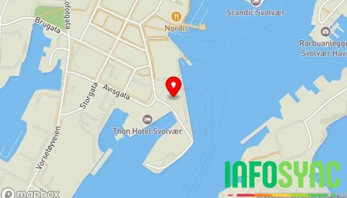 kart over Displaysystem AS Programvareselskap i Svolvær