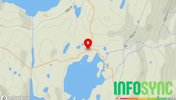 kart over DNT Skavlabu Hytteutleie i Modalen