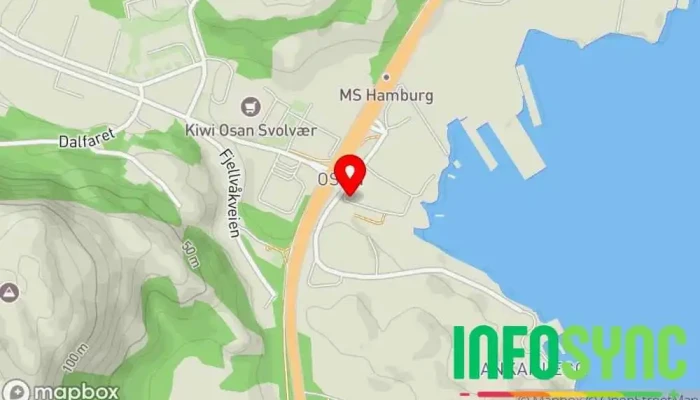 kart over DSN Entreprenør AS Entreprenør i Svolvær