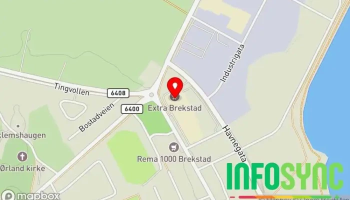 kart over Exit Brekstad AS Klesbutikk, Dameklesbutikk i Brekstad