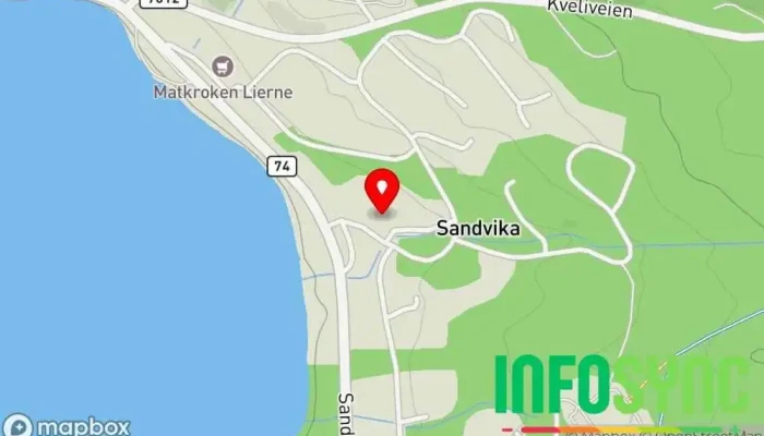 kart over Fjellstyrene i Lierne SA  i Nordli