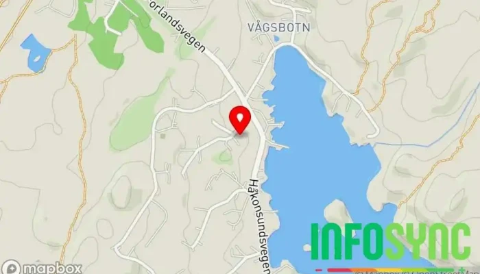 kart over Fjelltind.no Butikk i Steinsland