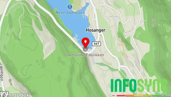 kart over Flabellina flytande kunstbadstove Badstue i Lonevåg