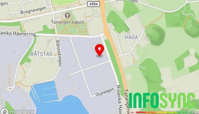 kart over Føn Energy Services AS Energiutstyr og -løsninger, Kranutleie, Kranservice i Tananger