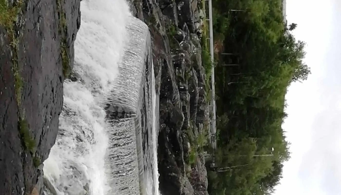 Fossen I Jorpelandselva Hvor - Jørpeland