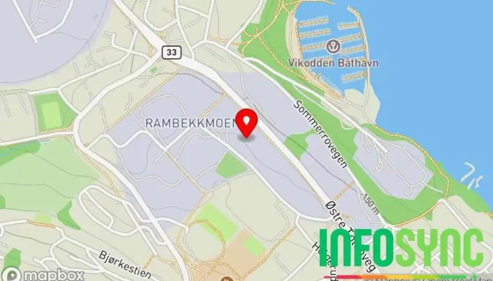 kart over Gjøvik varme og sanitær AS Rørlegger i Gjøvik