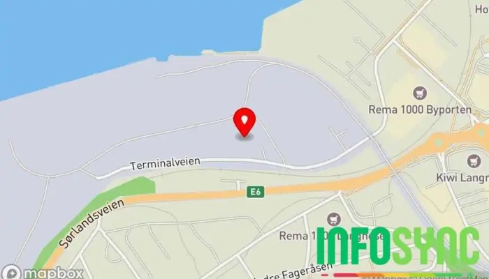 kart over Haneseth Energi AS Elektriker i Mo i Rana