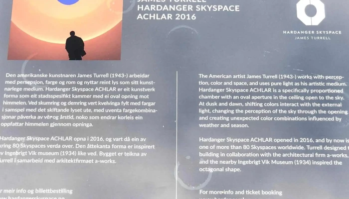 Hardanger Skyspace -    James Turrell øystese - Øystese