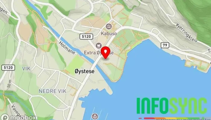 kart over Hardangerfjord Adventure: Øystese & Norheimsund Båtturagent, Guidede turer, Reisebyrå i Øystese