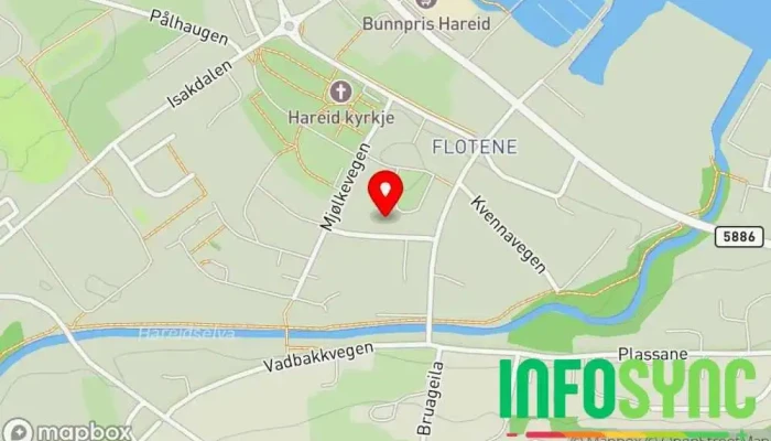 kart over Hareide AS Elektronikkverksted i Hareid