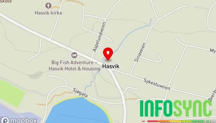 kart over Hasvik  i Hasvik