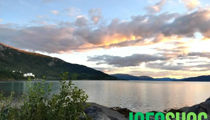 Hauknesstranda -  Solnedgang - Mo I Rana