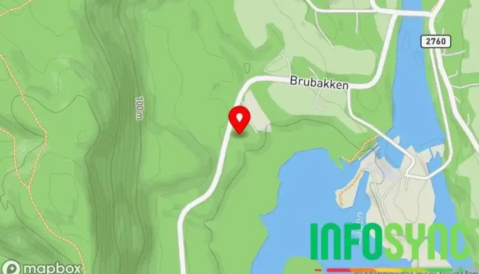 kart over Hvittingfoss Miljøstasjon Søppelplass i Hvittingfoss
