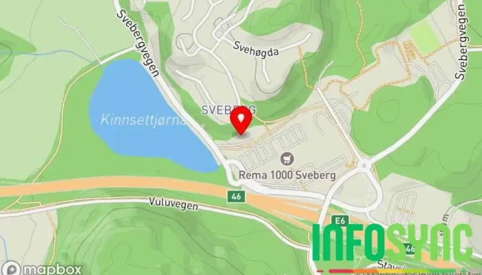 kart over Ing. O.S.Solhaug AS Elektrisk installasjon i Hommelvik