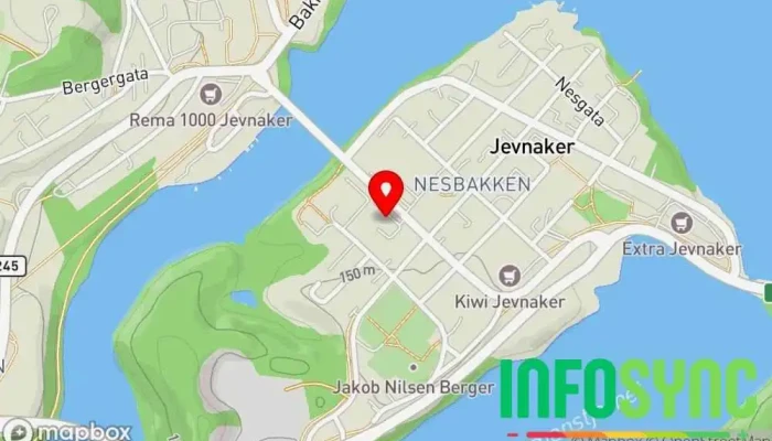 kart over Innersvingen Jevnaker Treningsstudio, Rådgiver, Personlig trener i Jevnaker