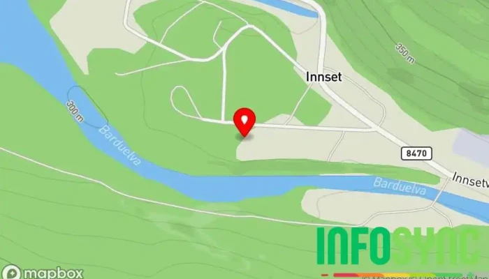 kart over Innset  i Innset