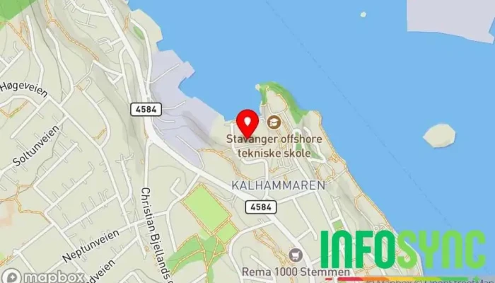 kart over Insol AS Leverandør av solenergiutstyr, Leverandør av fornybar energi, Solenergiselskap, Entreprenør for solenergi i Stavanger