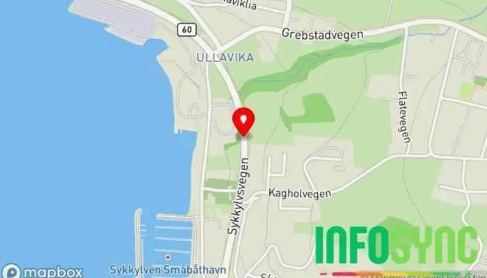 kart over Inspirasjons- og kompetansesenter  i Sykkylven