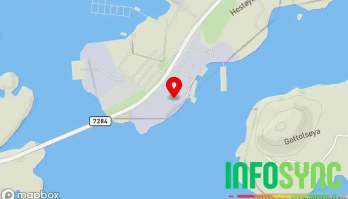 kart over Inter notservice Leverandør av fabrikkutstyr i Herøy