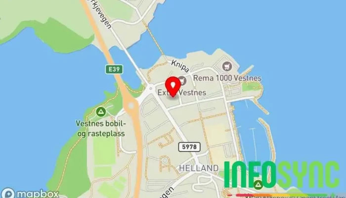 kart over ITSHOP.NO Netthandelstjeneste i Vestnes