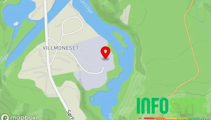 kart over Komas AS Graveentreprenør, Containertjeneste, Kranutleie, Kranservice, Entreprenør, Snømåking, Transporttjeneste i Korgen