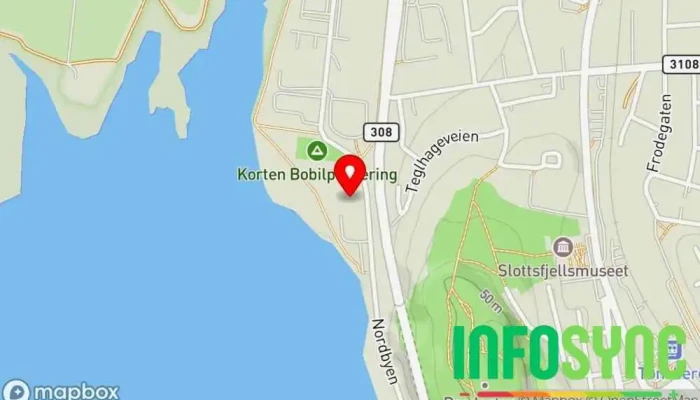 kart over Kompetansebyggeren Opplæringssenter, Utdanningssenter i Tønsberg