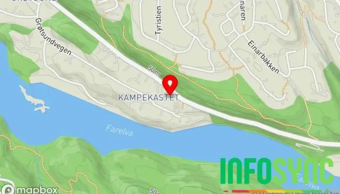 kart over Konsept-IT avd. Grenland IT-konsulent i Skien