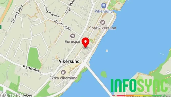 kart over Kovert AS IT-sikkerhetstjeneste i Vikersund