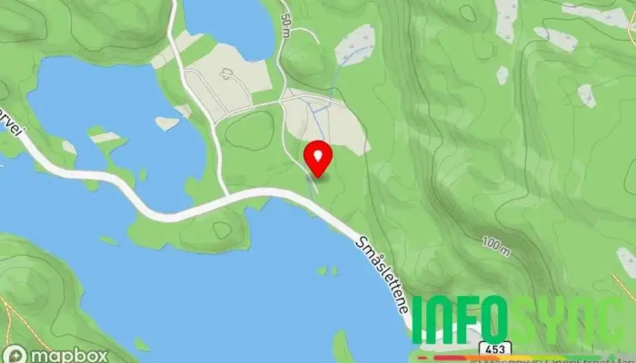 kart over Kristiansand Pistolbane Idrettsbane i Kristiansand
