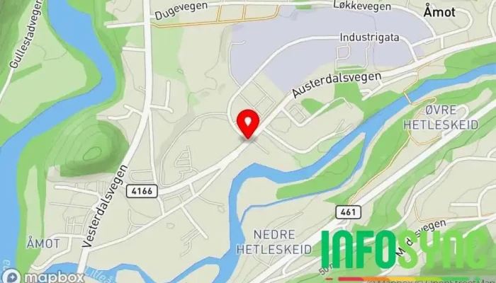 kart over Kvinesdal  i Kvinesdal