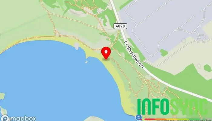 kart over Listastrendene  i Vanse
